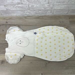Nested Bean White and Yellow Duck Print Sleep Sack 3975